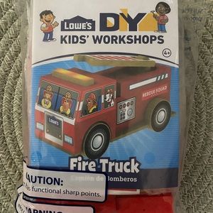 Lowe’s Build & Grow DIY Firetruck